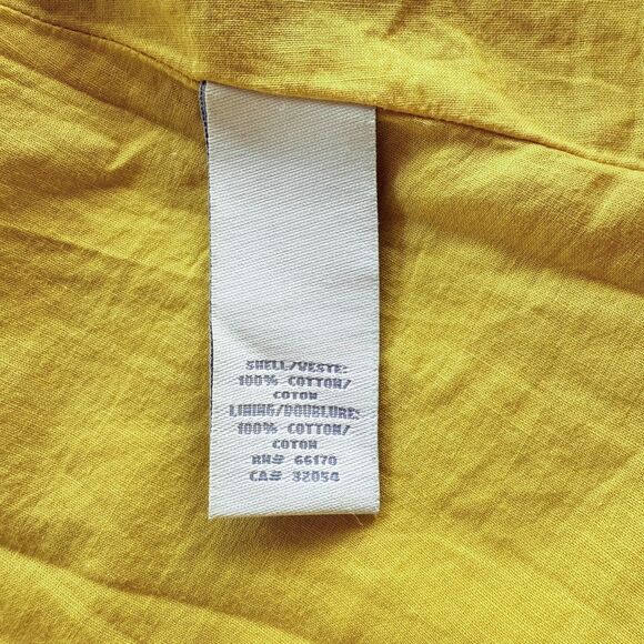 Anthropologie Odille Drawing Parallels Pleated Ribbon Tie Skirt Marigold Yellow - Picture 7 of 10